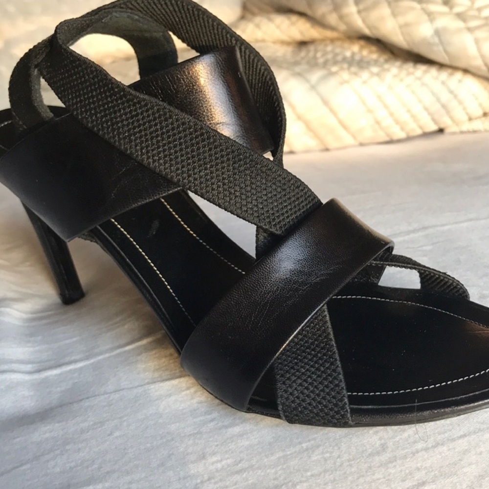 Balenciaga Elastic and Leather Sandal - Picture 6 of 9